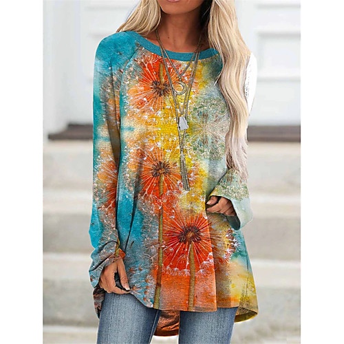 

Women's Color Block Women's Hoodies Long Sleeve Sweater Cardigans Crew Neck Fall Winter White Black Blue