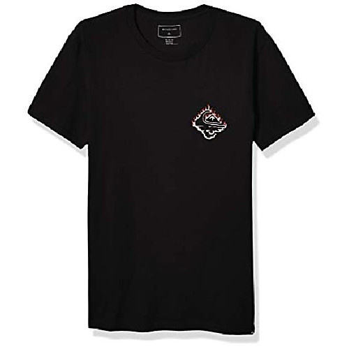 

men's chain fire tee, black, l