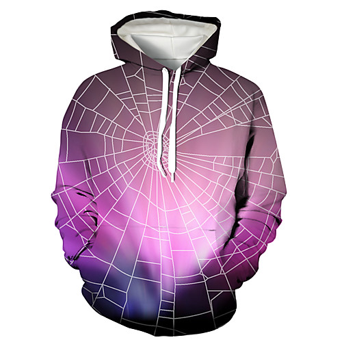 

Men's Pullover Hoodie Sweatshirt Animal Patterned Graphic 3D Print Daily 3D Print 3D Print Casual Hoodies Sweatshirts Purple
