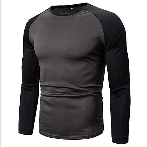 

men's clothing long sleeve baseball shirt - everyday weight - breathable anti-odor