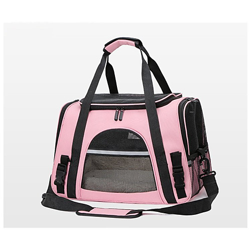 

Unisex Bags Canvas Top Handle Bag Pet Carrier Zipper Plain Date 2021 Black Blue Purple Blushing Pink