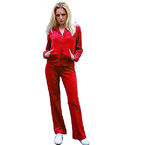 

cy boutique exceptional brand ladies velour tracksuits velour hoodie and jogging pants uk size 8-20 exceptional brand 80% cotton, 20% polyester lemon