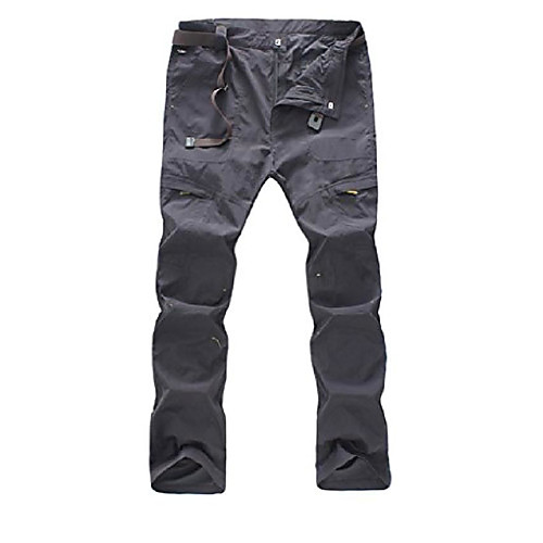 

geval men's windproof waterproof quick drying outdoor pants(dark grey,l)