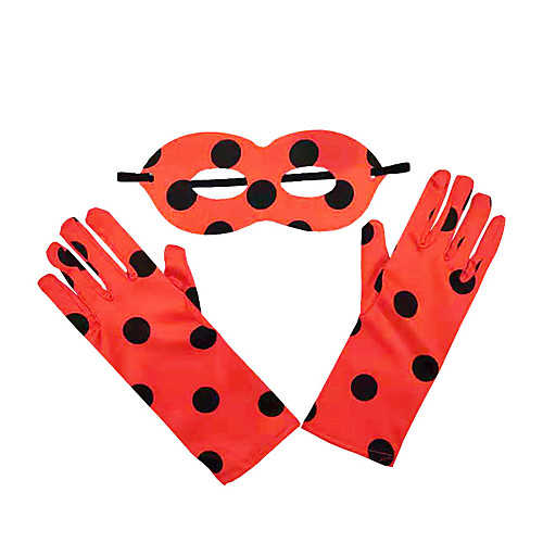 

Princess Halloween Props Holiday Jewelry Girls' Movie Cosplay Accent / Decorative Dance Glove Red Gloves Mask Christmas Halloween Carnival Plastics