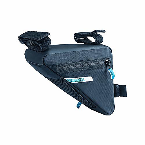 

bike triangle bag water resistant bike pouch bike top tube bag (black)