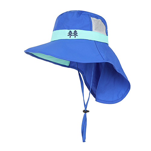 

Boys' Girls' Hiking Cap 1 PCS Outdoor Windproof Breathable Ultraviolet Resistant Soft Hat Patchwork Polyester Taffeta Red Pink Grey for Climbing Beach Camping / Hiking / Caving