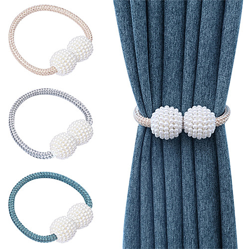 

1 Piece Magnetic Curtain Buckle Rope Decorative Draperies Holdback