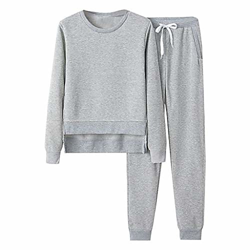 

women hooded tracksuit sweatshirt outfit long sleeve crop tops pants casual sportswear suit