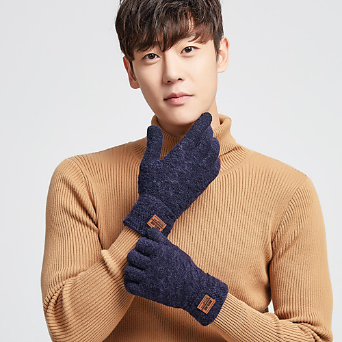 

Winter Gloves Running Gloves Full Finger Gloves Anti-Slip Touch Screen Thermal Warm Outdoor Cold Weather Men's Skiing Hiking Running Driving Cycling Winter / Lightweight