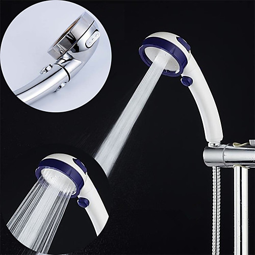 

3 Mode shower with Water Stop Switch Water-saving Handheld Shower Head Rain