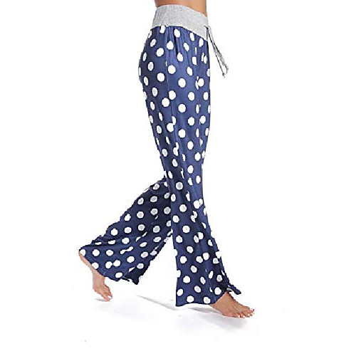 

women wide leg yoga trousers,loose casual pajama pants fitness leggings comfy baggy workout gym palazzo pants