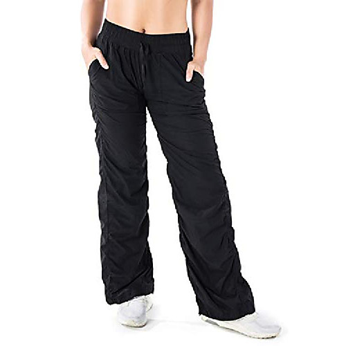 

women's uv protection water resistant 28/30/32/34 outdoor lightweight quick dry wrinkle free travel cargo dance studio pants casual pants,28 inseam, black, s