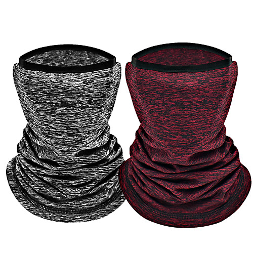 

WOSAWE Cycling Cap / Bike Cap Helmet Liner Sports Mask Neck Gaiter Neck Tube Solid Color Thermal Warm Windproof Wicking Thick Bike / Cycling Burgundy GrayWhite Elastane Winter for Unisex Mountain