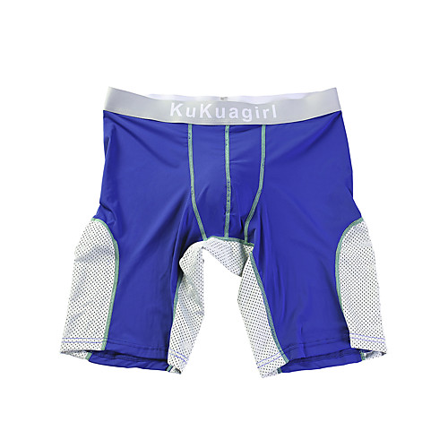 

Men's 1 Piece Basic Boxers Underwear - Normal Low Waist Black Blue Purple L XL XXL