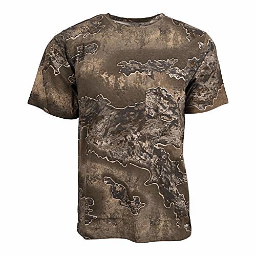 

classic cotton short sleeve tee shirt realtree excape (large, realtree excape)