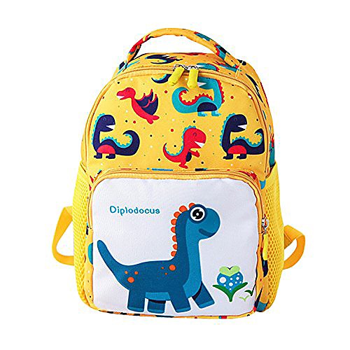 

preschool backpack for kids boys girls toddler backpack kindergarten school bookbags with water bottle pockets (yellowa)