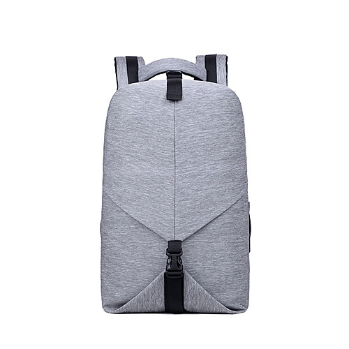 

Boys' Girls' Oxford School Bag Commuter Backpack Mini Backpack Large Capacity Zipper Geometric Daily Outdoor Backpack Black Dark Gray Dark Blue