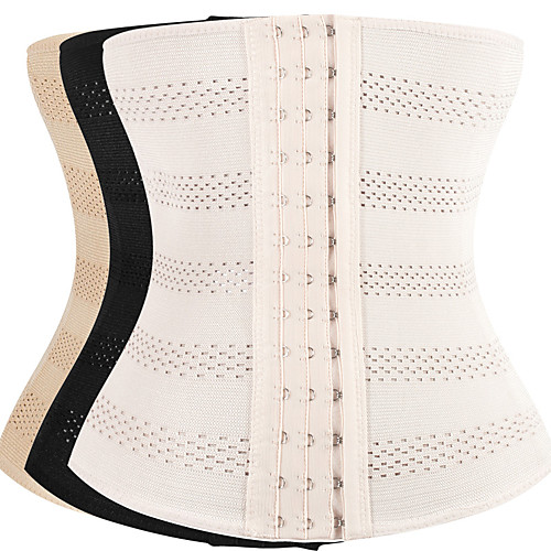 

Body Shaper Sweat Waist Trainer Corset Sports Polyester Adjustable Breathable Tummy Control For Women's