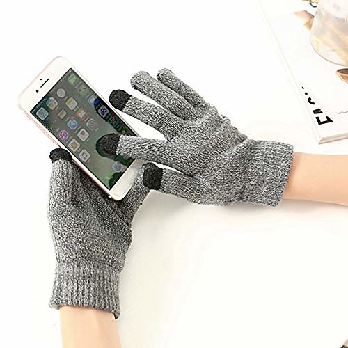 

multifunctional knitting screen touch screen gloves winter soft warm gloves winter lady gloves pliers,d