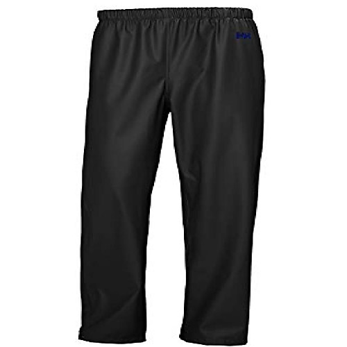 

men's moss outdoor waterproof rain pants, black, x-large