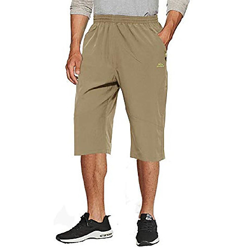 

hiking shorts men quick dry outdoor shorts breathable mountain shorts with pockets cargo shorts leisure travel shorts khaki