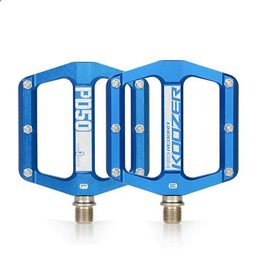 

mountain bike flat pedals, low-profile aluminium alloy bicycle pedals, 9/16 mtb pedals, light weight and wide platform