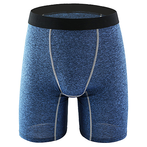 

Men's 1 Piece Basic Boxers Underwear - Normal Low Waist Navy Blue L XL XXL