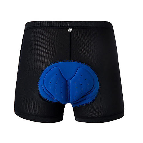 

21Grams Men's Cycling Under Shorts Winter Spandex Polyester Bike Underwear Shorts Padded Shorts / Chamois Bottoms Breathable 3D Pad Quick Dry Sports Solid Color Black Mountain Bike MTB Road Bike