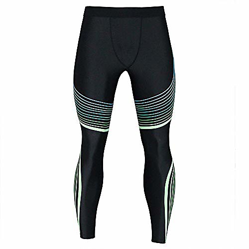 

men's compression pants cool dry baselayer tights leggings blue
