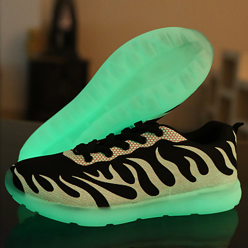 

Unisex Trainers Athletic Shoes Casual Daily PU Breathable Non-slipping Wear Proof Black Green Fall