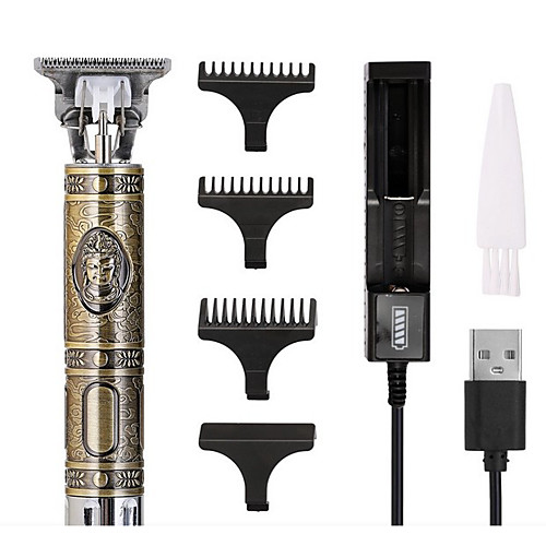 

Old Man Hair Clipper With Built-in Battery Engraving Oil Head Scissors Buddha Head Hair Clipper 0 Knife Head Whitening Scissors
