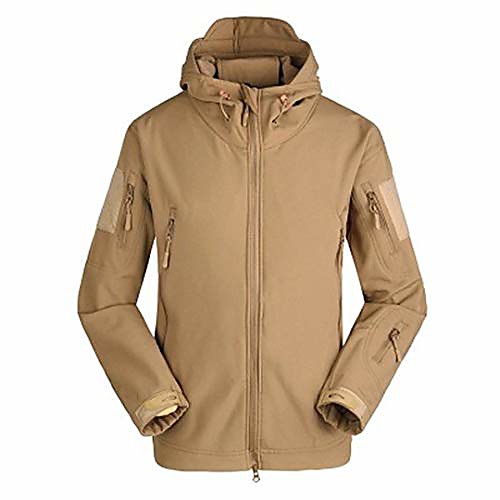 

waterproof windproof soft shell military tactical jacket men hooded jacket 3 m