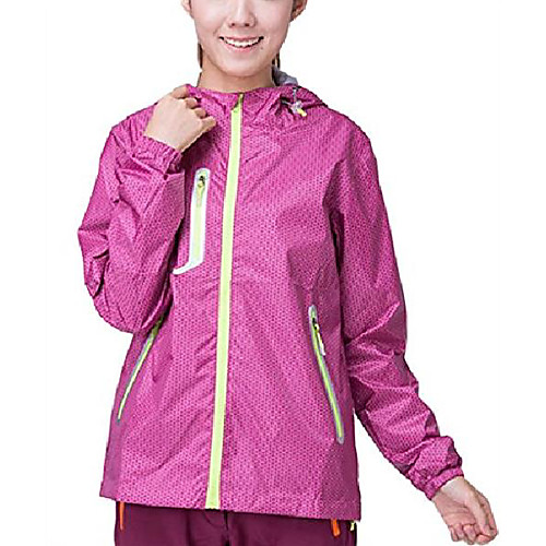 

hotly couples womens waterproof windproof mountain thin sport jacket(rose red,us xl/asian xl)