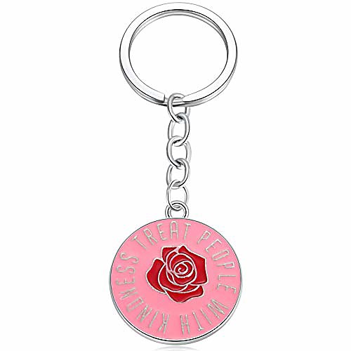 

harry styles merch one direction gift treat people with kindness enamel necklace jewelry