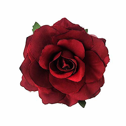 

rose hairpin flamenco dancer pin flower brooch, brooch hairpin use rose -red wine