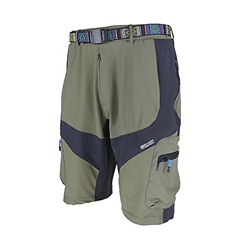 

mountain bike mtb cycling loose fit shorts green size l