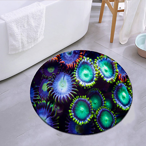 

Novelty Round Mat Carpet Door Mat Bedroom Living Room Carpet Study Room Carpet Kitchen Bathroom Anti-slip Mat