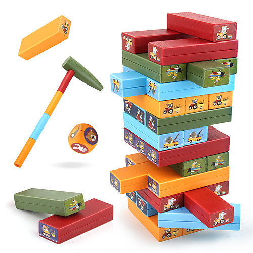 

Building Blocks Stacking Game Adorable Decompression Toys Parent-Child Interaction Kids Intermediate All 1 pcs