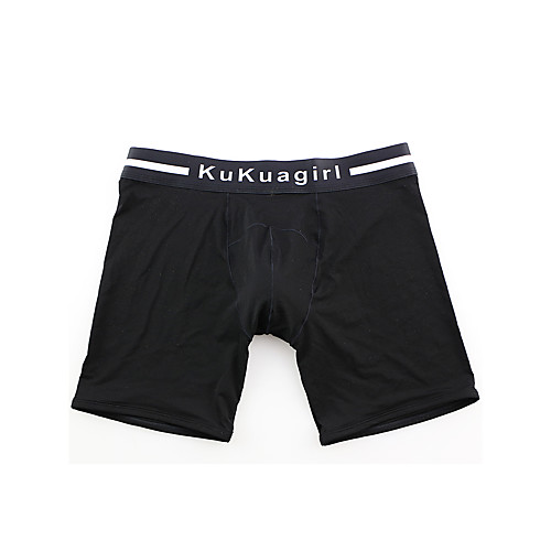 

Men's 1 Piece Basic Boxers Underwear - Normal Mid Waist White Black L XL XXL