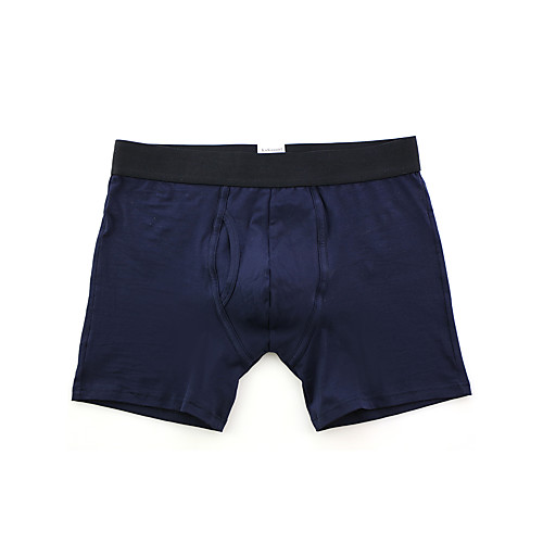 

Men's 1 Piece Basic Boxers Underwear - Normal Low Waist White Black Royal Blue L XL XXL