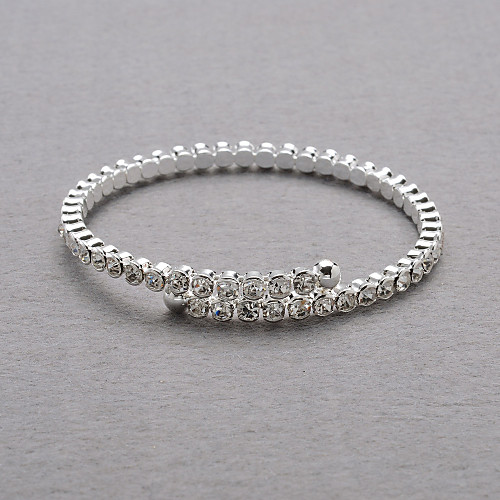 

Women's Bracelet Classic Blessed Fashion Imitation Diamond Bracelet Jewelry Silver For Wedding Daily