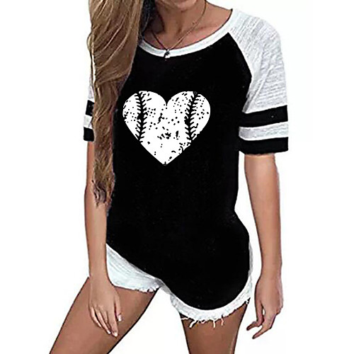 

Women's Plus Size Graphic Prints T shirt Large Size Round Neck Long Sleeve Tops Big Size