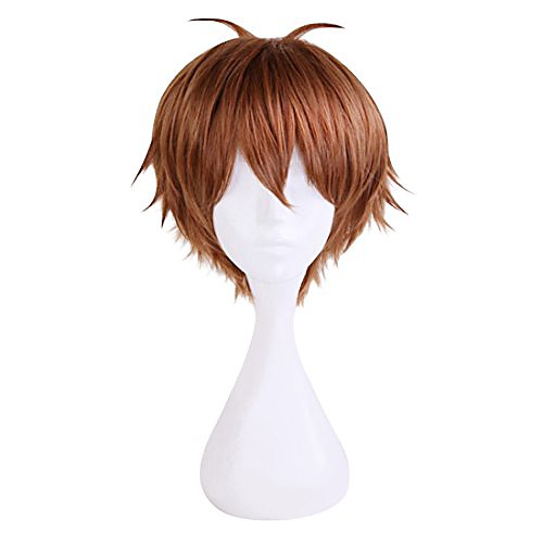 

voltron pidge cosplay wig short brown hair 30cm (brown)