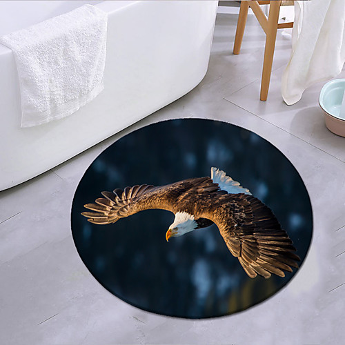 

Flying Eagle Round Mat Carpet Door Mat Bedroom Living Room Carpet Study Room Carpet Kitchen Bathroom Anti-slip Mat