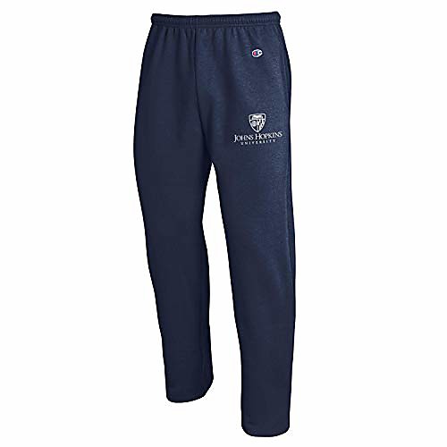 

johns hopkins university open bottom pant sweatpants (xs) navy