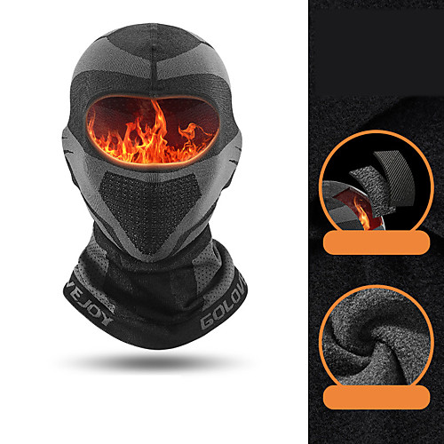 

Balaclava Solid Color Windproof Sunscreen Breathable Warm Dust Proof Bike / Cycling Black Spandex Winter for Women's Men's Adults' Camping / Hiking Outdoor Exercise Cycling / Bike Back Country Solid