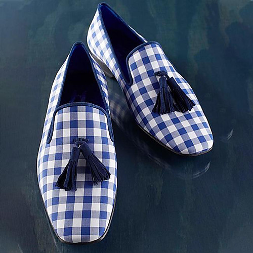 

Men's Loafers & Slip-Ons Daily PU Synthetics Blue Fall Spring