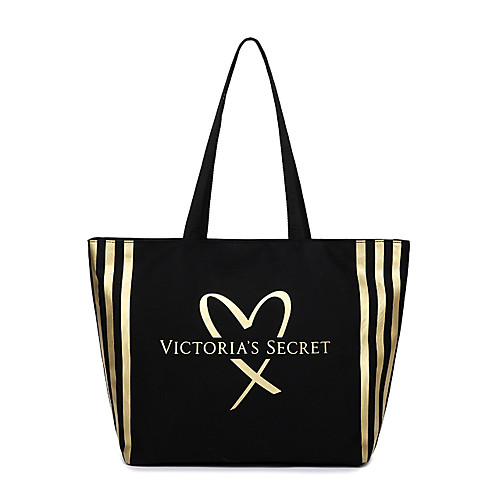 

Women's Bags Canvas Tote Top Handle Bag Zipper Floral Print Daily 2021 Handbags Black / White Black Gold