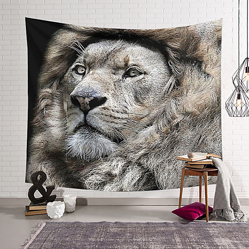 

Wall Tapestry Art Decor Blanket Curtain Hanging Home Bedroom Living Room Decoration Polyester Mighty Lion