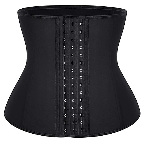 

womens latex waist trainer underbust corset for weight loss body shaper sport girdle
